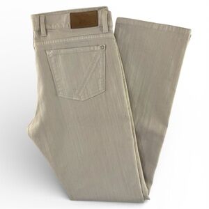 Z Zegna Slim Fit Ecru Jeans 34 Italian Designer Luxury Denim